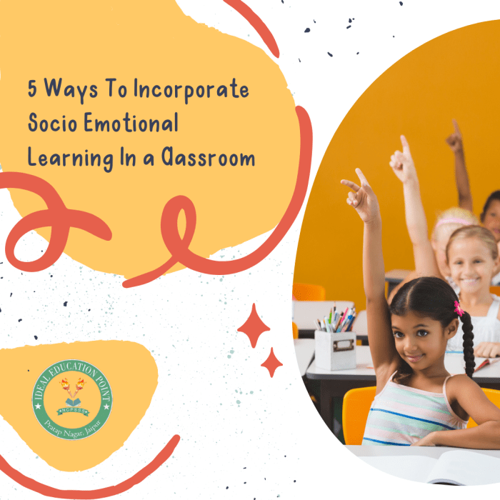 5 Ways To Incorporate Socio Emotional Learning In a Classroom - Ideal ...